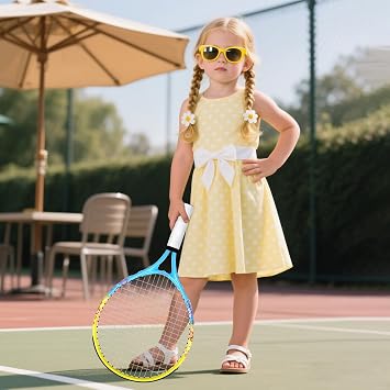17-23 Kids Tennis Racket for Aged 2-9, Lightweight and Durable, Including 1 Toddler Tennis Racket and 1 Replacement Grip Tapes