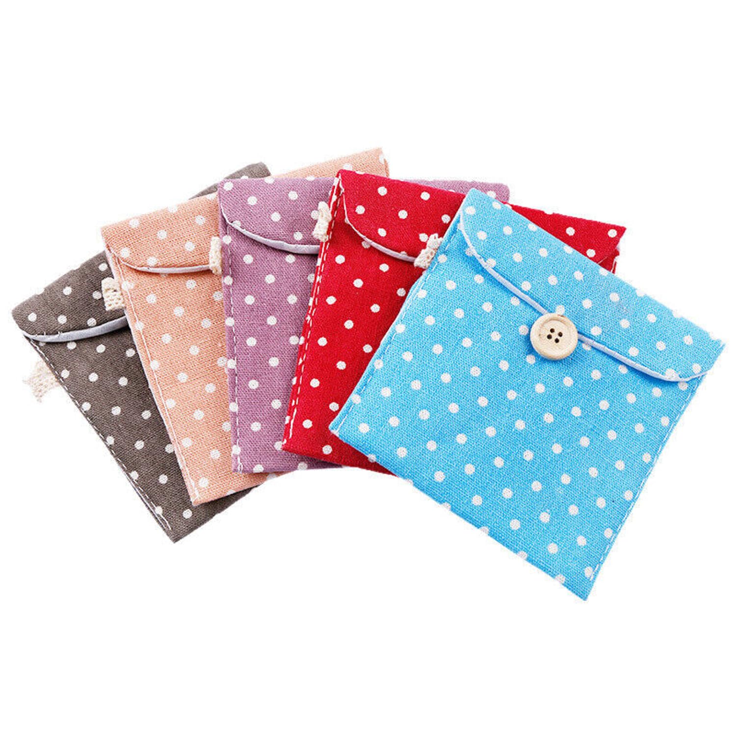 Newvent® 2Pcs Sanitary Pad Pouch for Women – Portable Menstrual Pad Storage Bag with Button Closure, Discreet Travel Case ... - Review, Price and Buying Guide