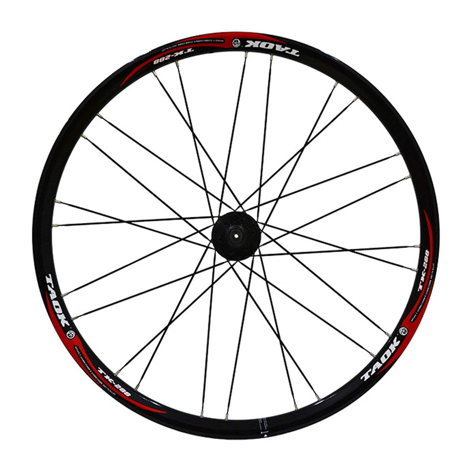 Fahrradradsatz 26-Zoll-Mountain Wheel-Set Fahrrad vorne hinten Doppelschichtlegierung Felgenscheibe Bremsnabe Schnellspanner Für 7/8/9 Geschwindigkeit