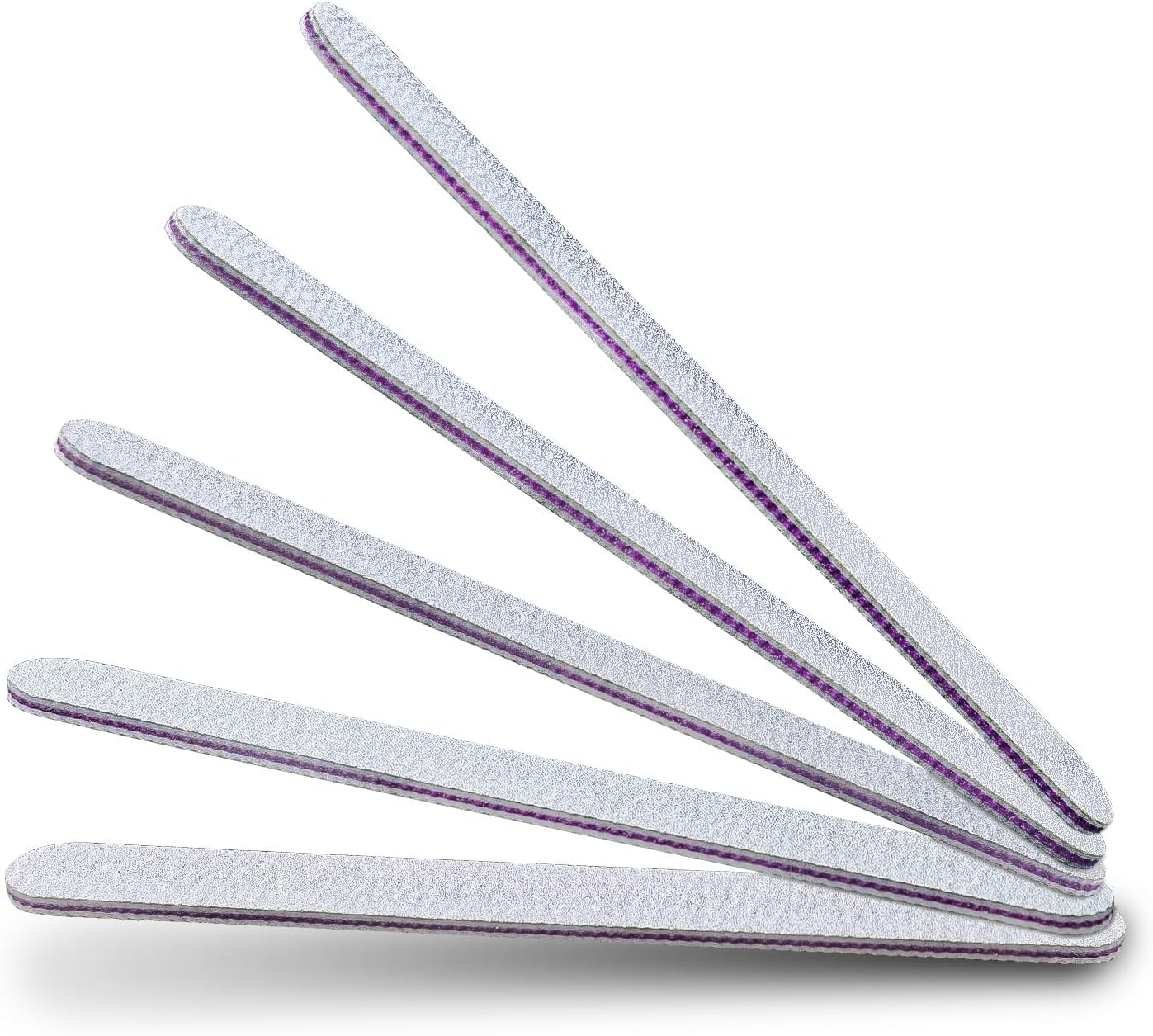 5PCS Gray Nail Files and Buffers,Emery Boards,100/180 Grit Professional Nail File Tools, Ideal for Polishing Surface Imperfections,Grooming The Natural Nail Shape Foot,Hand and Nail Care Accessories