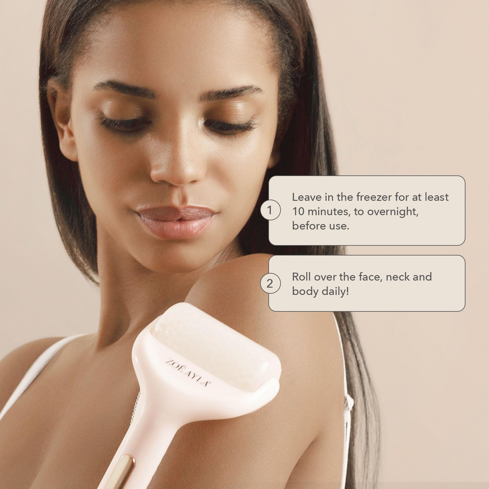 Amazon.com: Zoe Ayla Face and Body Ice Roller, 1 pc - Skin