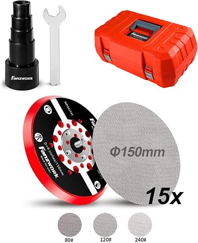 FANZWORK Ponceuse excentrique sans balais 350 W (Kit Ø 150 mm) - 6