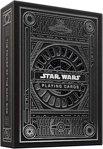 Star Wars Dark Side Silver Edition Oyun Kartı Siyah