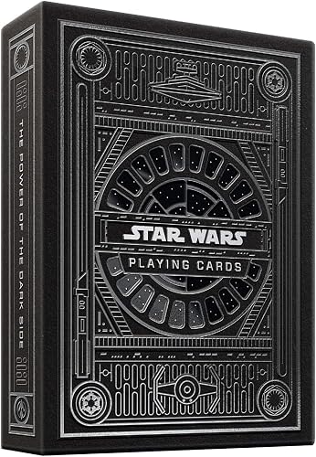 theory11 Star Wars Jugando a los Naipes Silver Edition - Lado Oscuro (Gris)