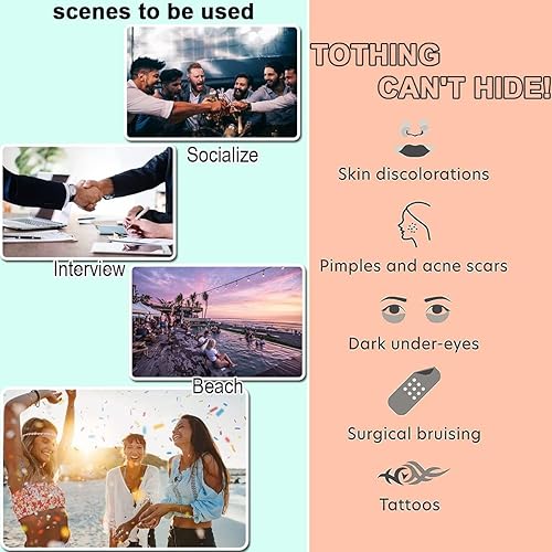 Miniatura 8 de Cinta de moda disponible en 3 opciones de color para cubrir tatuajes, cinta, parches, hojas de parches, cinta de ocultación de cicatrices,