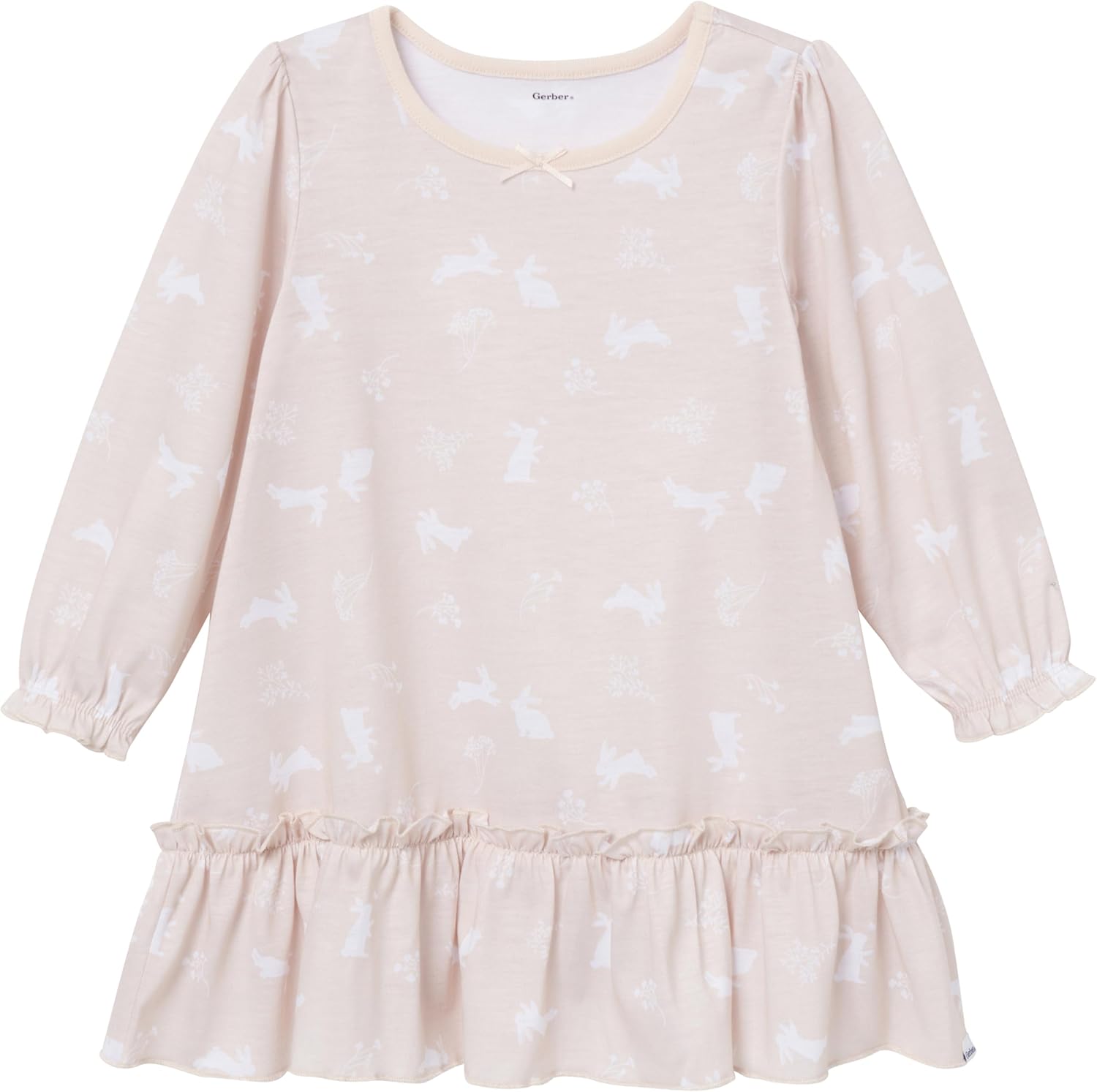 Gerber Baby Girls Toddler Girls' 2-pack Loose-fitting Nightgowns - Image 3