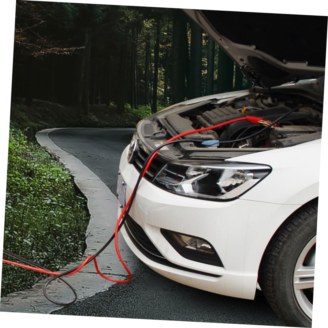 Zerodeko Heavy Duty Car Jumper Cables Quick Connect Clamps Pure Copper Battery Inverter