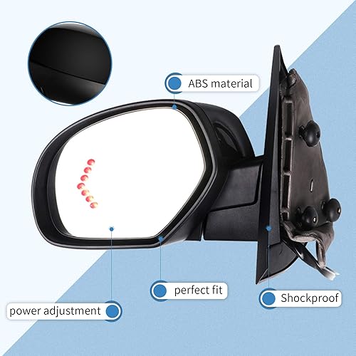 Miniatura 6 de Espejo del lado del pasajero, plegable, texturado, derecho para camionetas GM todoterreno