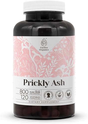 كبسولات Prickly Ash 120 | مكملات غذائية عشبية عالية الفعالية | مصنوعة من كبسولات نباتية ولحاء مجفف من Prickly Ash Zanthoxylum Clava-herculis 120 كبسولة
