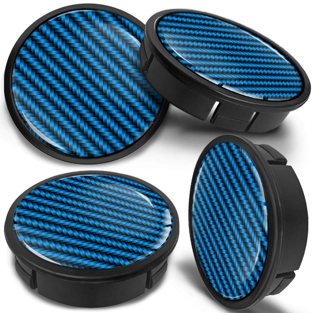60mm Wheel Centre Caps Set of 4 – Black ABS Plastic Alloy Wheel Hub Caps Replacement – Push Fit Car Wheel Centre Caps – Multiple Designs (CX 0) — view 33