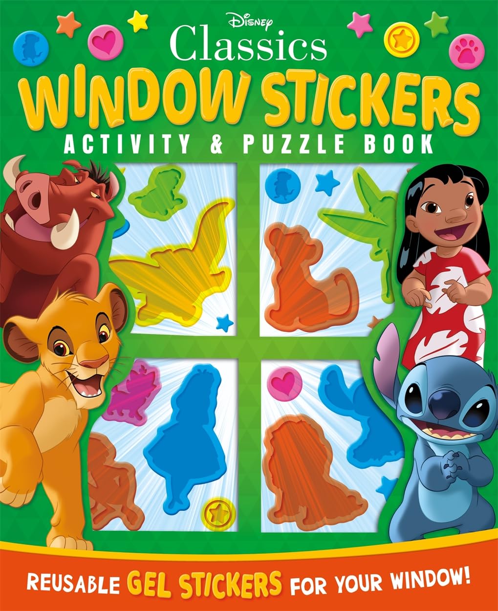 Disney Classics: Window Stickers Activity & Puzzle Book (Activity and Puzzle Book with Window Stickers)