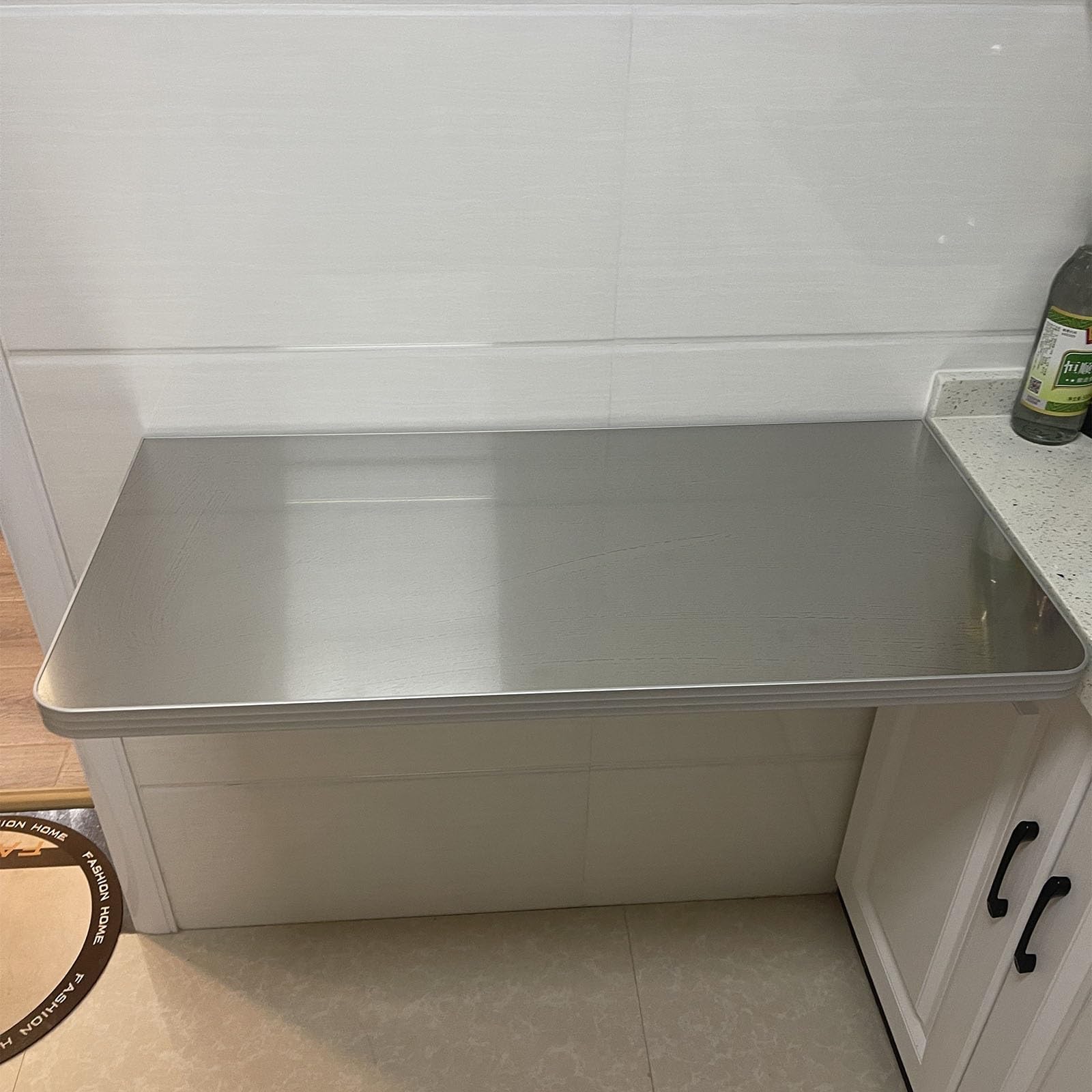 Mesa Plegable Flotante Montada En La Pared, Escritorios para Estaciones De Trabajo,Mesa Colgante Que Ahorra Espacio Estudio, Dormitorio, Baño O Balcón(50 * 30cm)