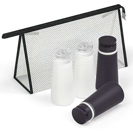Valourgo Travel Bottles for Toiletries Tsa Approved Travel Size Containers BPA Free Leak Proof Travel Tubes Refillable Liquid Travel Accessories for Cosmetic Shampoo and Lotion Soap