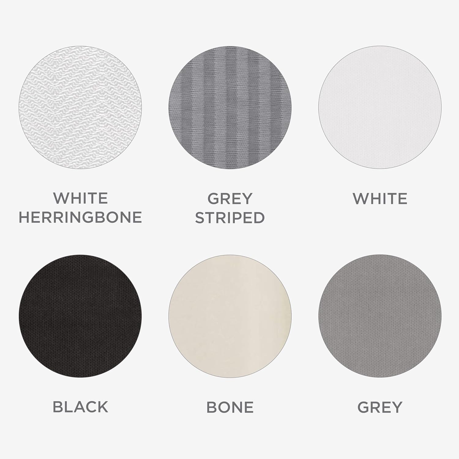 Zenna Home Waterproof Fabric Shower Curtain Liner, Herringbone Patterned Cloth Liner for Showers and Bathtubs, Washable Shower Curtain Fabric with Weighted Hem, 70 x 72 Inch, White