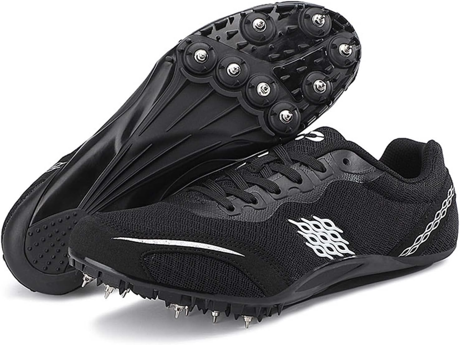 Men Women Track and Field Shoes Non Slip Youth Spikes Running Racing Sneakers Lightweight Fashion Sprinting Shoes