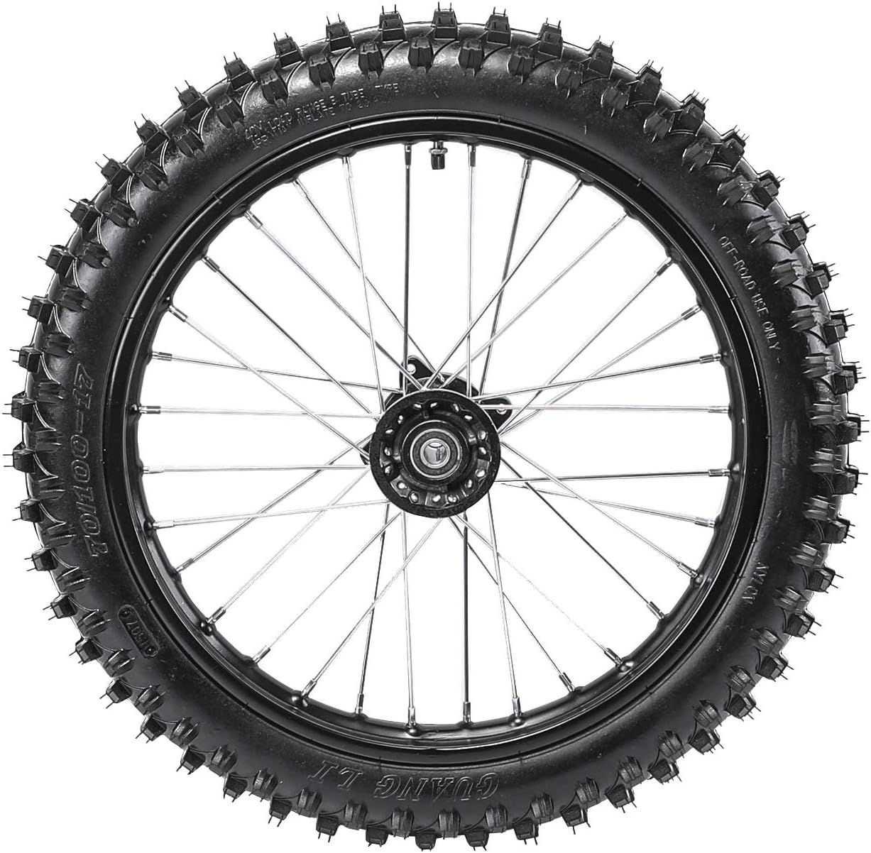 WPHMOTO 70/10017 (2.75x17) 1.6x17 Front Wheel Tire and Rim