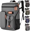 BAGPARKK Insulated Cooler Backpack,33 Cans Multifunctional Double Deck Leakproof Cooler Bag with Sternum Strap,Large Capacity Lightweight Travel Camping Beach Backpack