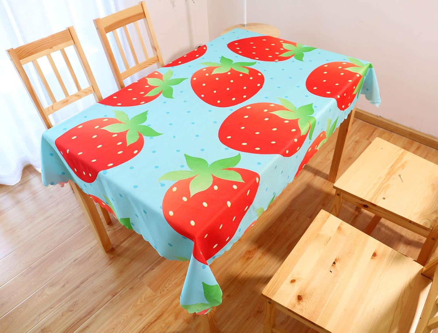 家庭用テーブルクロス3D印刷パターンテーブルクロス防水ポリエステルファイバーキッチンテーブルカバー,E-150*180cm