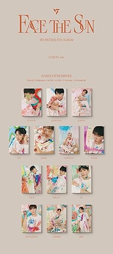 Miniatura 2 de SEVENTEEN - Face the Sun CARAT ver. 4 álbum+juego de tarjetas fotográficas adicionales (versión aleatoria)