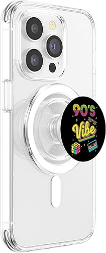 Miniatura 4 de 90s Nostalgia Retro Apparel - 90'S Vibe Retro PopSockets PopGrip for MagSafe