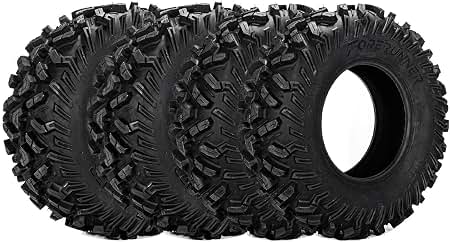 Amazon.com: Set of 4 SunF ATV Mud Trail Tires 25x8-12 and 25x10-12