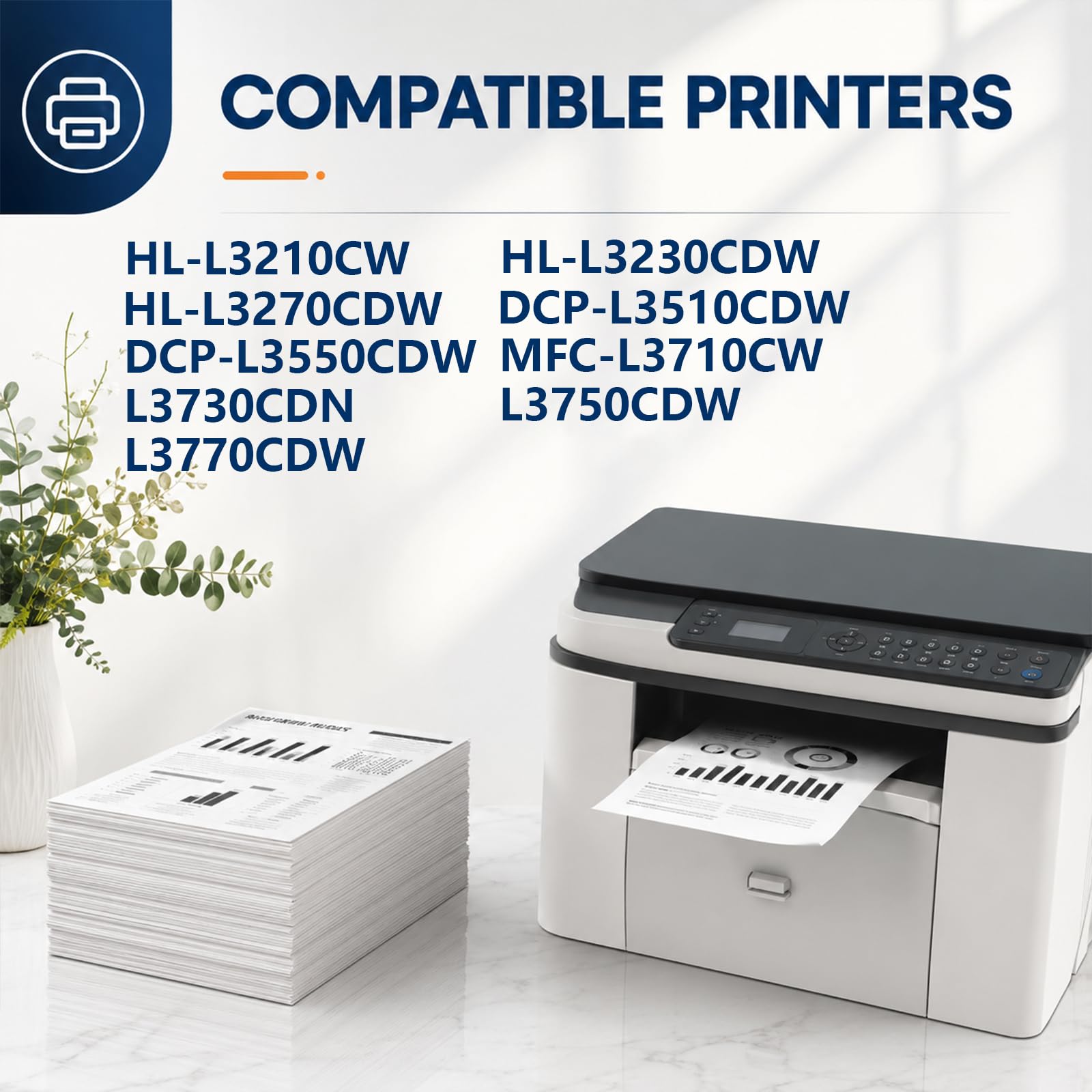 Cartuccia di toner TN243 243, sostituzione ad alta resa per stampante Brother Color LaserJet HL-L3210CW L3230CDW L3270CDW,