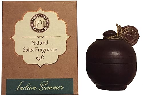Miniatura 4 de Song of India - Perfume sólido en tarro de palisandro tallado a mano con tapa atornillada (almizcle egipcio)