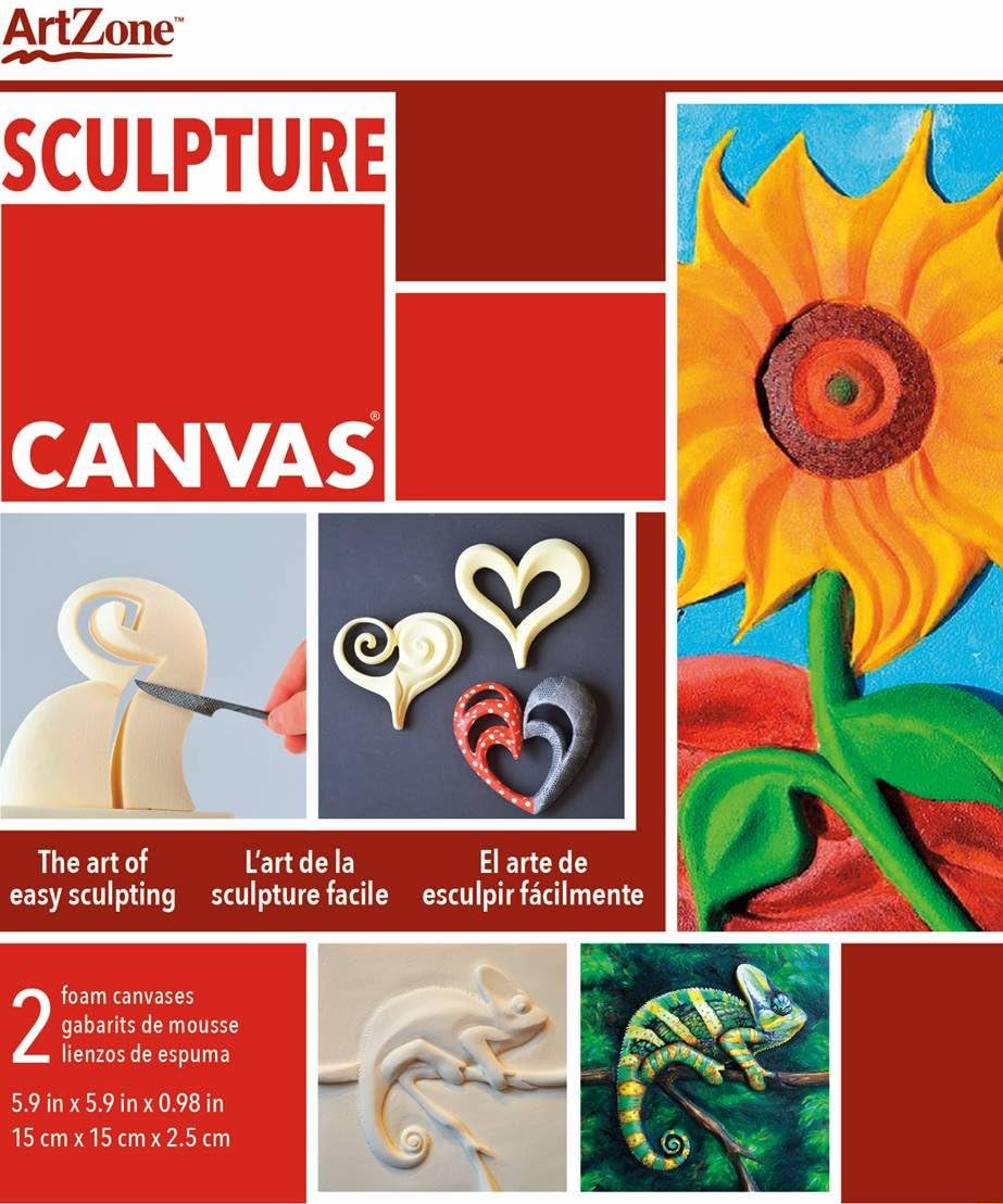Trends International Sculpture Canvas (2 Pack), 6 by 6"