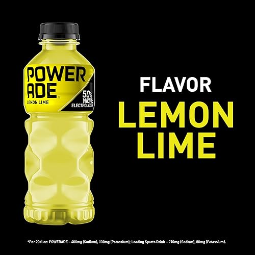 Miniatura 3 de POWERADE Sports Drink Limón Lima, 20 onzas (paquete de 24)
