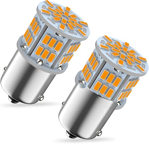 Bombilla 1156 de luz de marcha atrás, LED 1141 1003 7506 BA15S, 12V-24V 54SMD utilizada para luces de marcha atrás de respaldo de camión, luces de