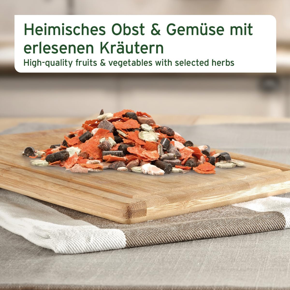 AniForte Barf Zusatz für Hunde Früchte und Gemüse mit Kräutern 5kg - Naturprodukt, Barf Ergänzungsfutter, glutenfrei, Flocken ohne künstliche Zusätze, 100% Natur Ergänzung barfen, Futter