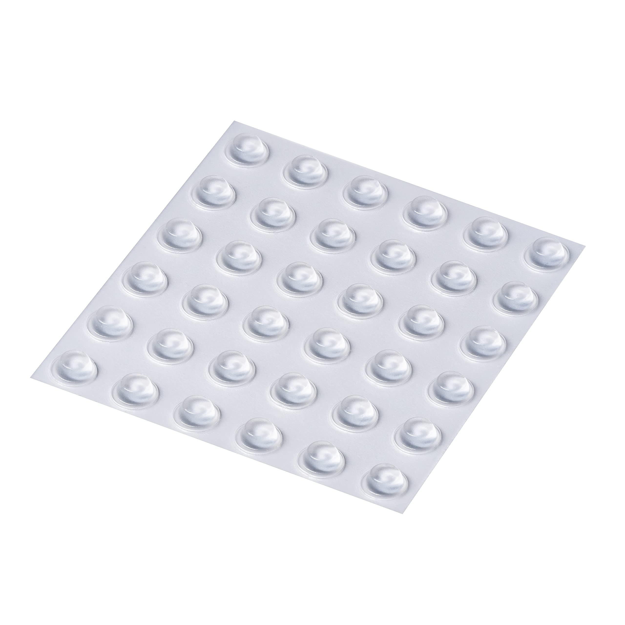 Happy Bananas Clear Mini Self Adhesive Flat Topped Bumper Dots – Rubber Feet For Coasters, Glass, Crafts, Surface Protection - 8Mm X 3Mm (36, )