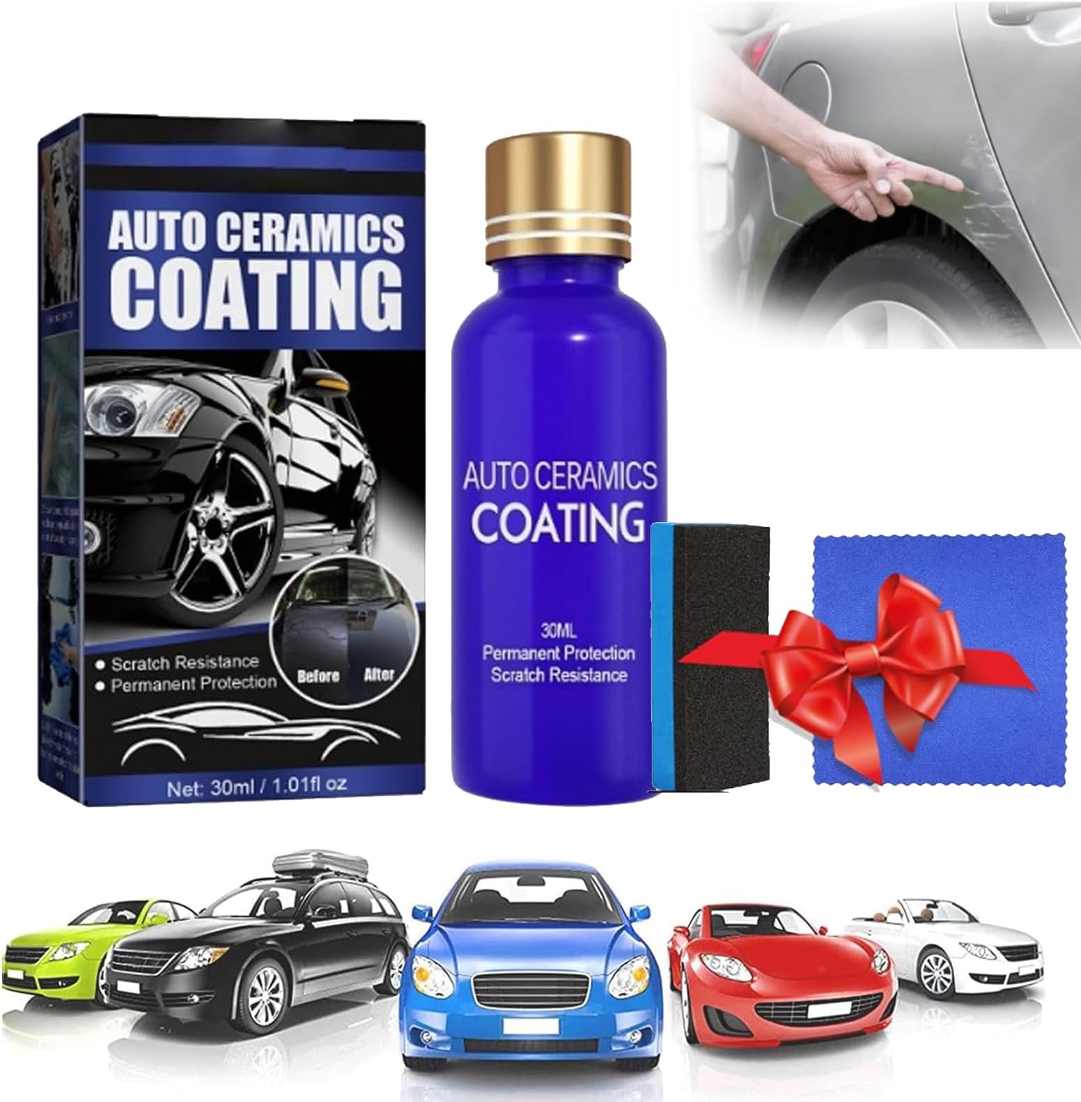 2024 New Micro-Molecule Crystal Coating Restoration Care Agent, Auto Ceramics Coating,Car Paint Restorer for Oxidation, Multifunctional Car Ceramic Coating Restorer,Car Paint Restorer (1PC)
