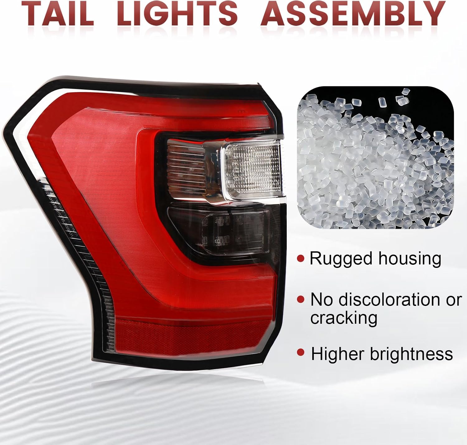 LED Tail lights Assembly Compatible with 2018-2021 Ford Expedition OE Style Left Rear Light Taillights Replacement for FO2800272 JL1Z13405H
