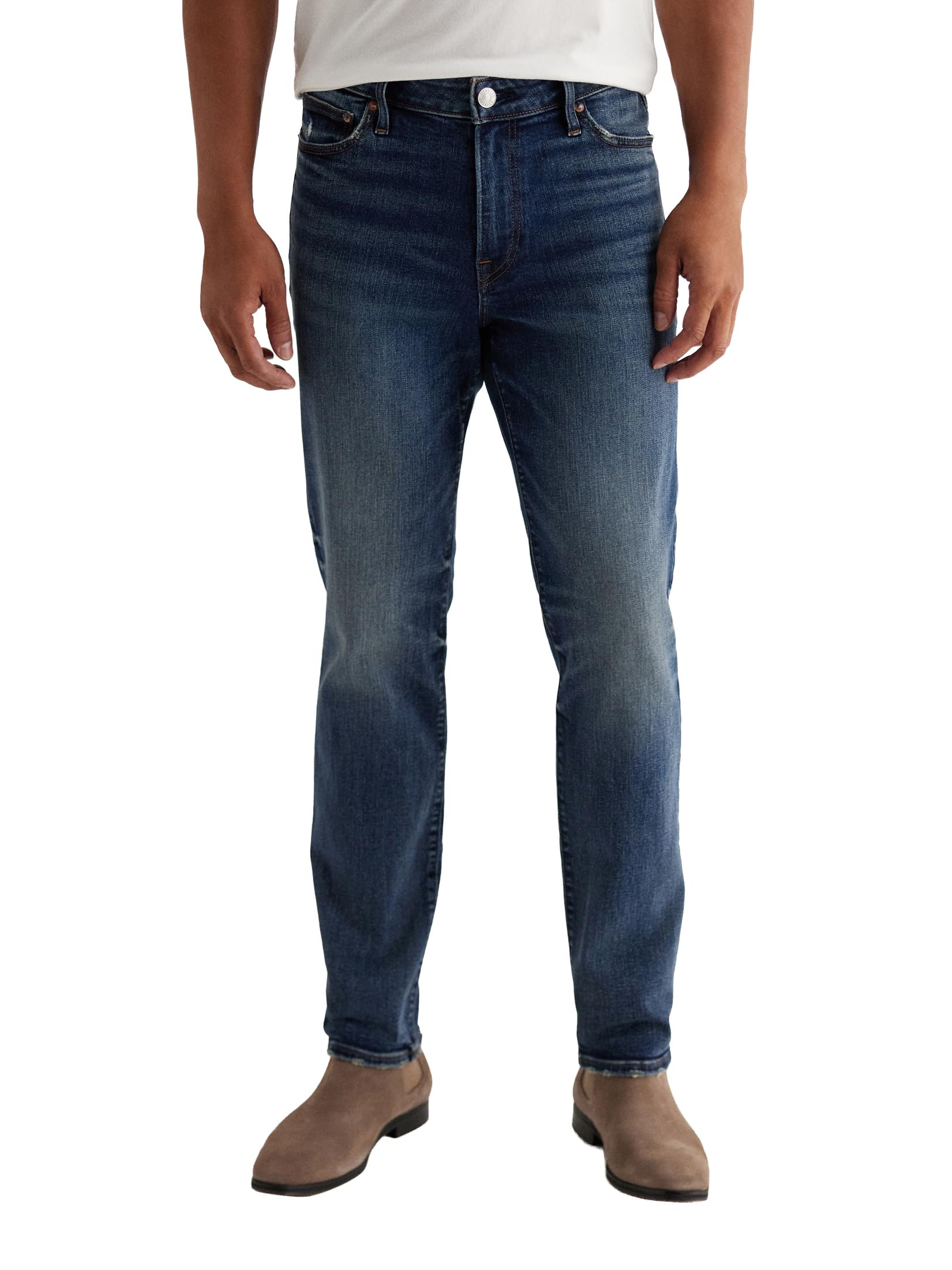 EXPRESS Mens Slim Hyper Stretch Jeans Upgraded Flex Denim with 5-Pocket Design and Work-to-Weekend Comfort