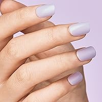 Vista 8 de KISS imPRESS Color Press-On Manicure, Gel Nail Kit, PureFit Technology, Short Length, “Picture Purplect”, Polish-Free Solid Color Mani, Includes