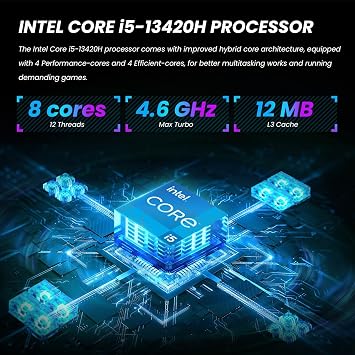 msi Thin 15 RTX 4050 Gaming Laptop, 15.6 FHD 144Hz Display, Intel Core i5-13420H, 16GB RAM, 1TB SSD, RJ-45, Backlit Keyboard, Bundle with PCO Laptop Cooler, Grey, Windows 11 Home