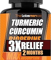 Vista 1 de Just One Cápsula de curcumina de cúrcuma vegana al día – 95% curcuminoides cúrcuma curcumina fórmula 3X con pimienta negra BioPerine – Extra fuerte