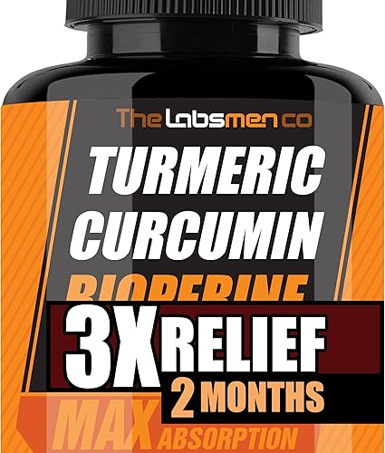 Just One Cápsula de curcumina de cúrcuma vegana al día – 95% curcuminoides cúrcuma curcumina fórmula 3X con pimienta negra BioPerine – Extra fuerte