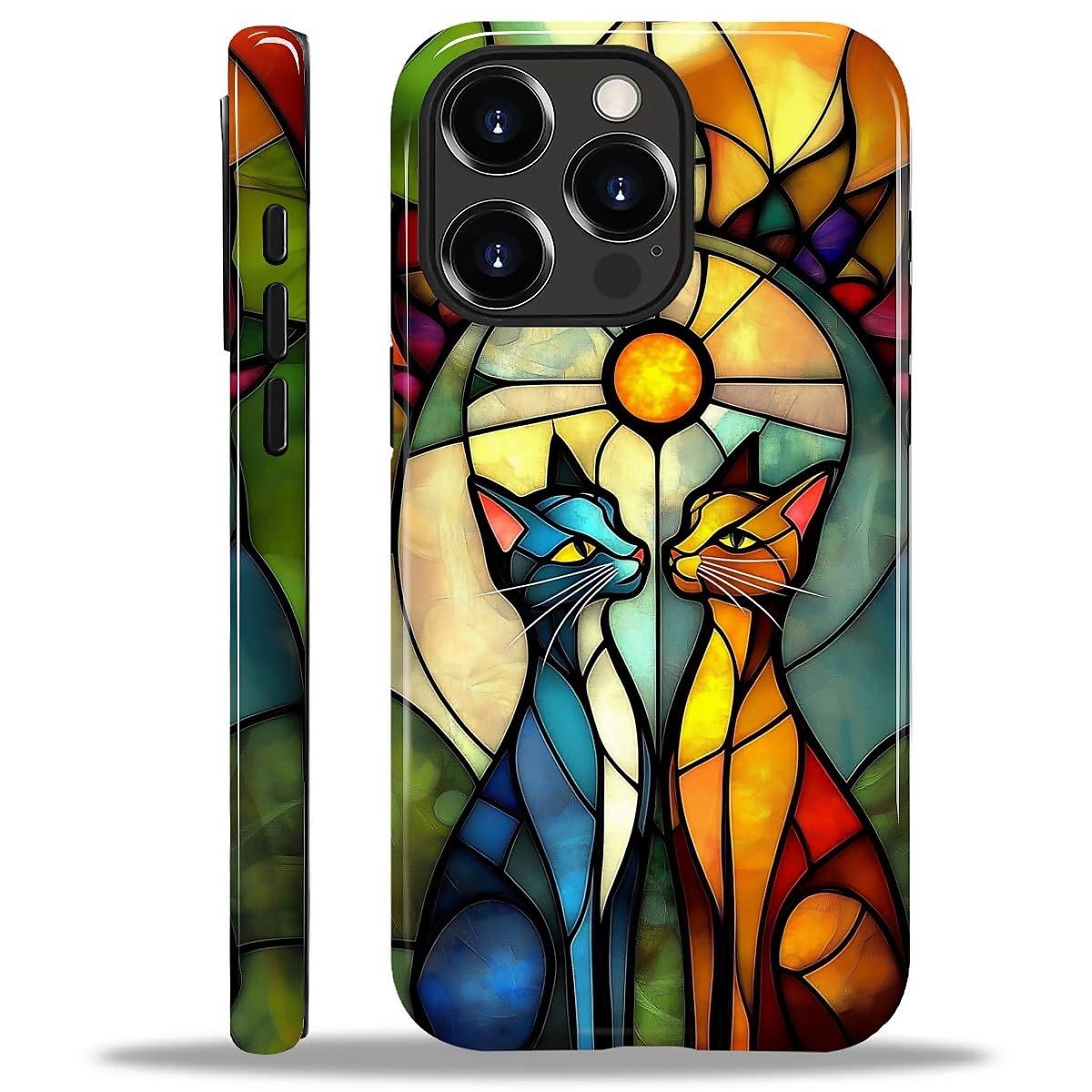 for iPhone 14 Pro Max Case Compatible with MagSafe 2-in-1 Glossy All Inclusive Anti Fall Doublelayer Protection Soft