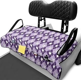 Golf Cart Seat Covers with Front Pockets Universal Breathable Waterproof Wear-Resistant Outdoor Sport Accessories