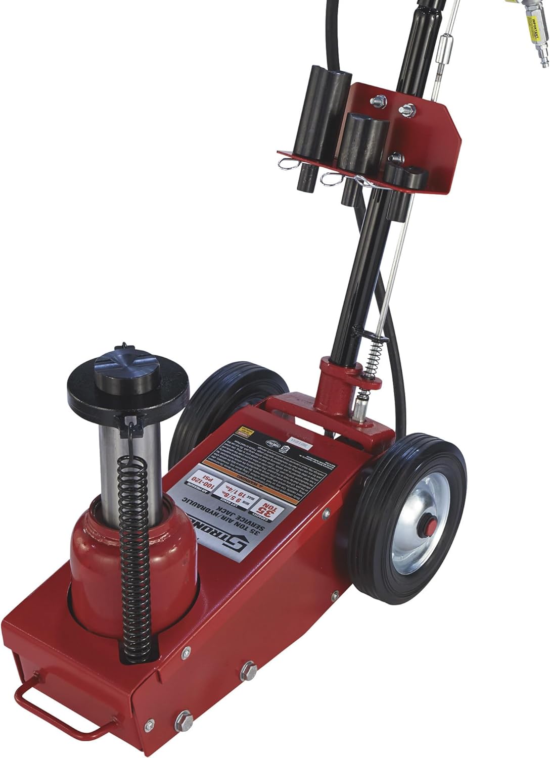 Strongway 35-Ton Quick Lift Air/Hydraulic Service Floor Jack