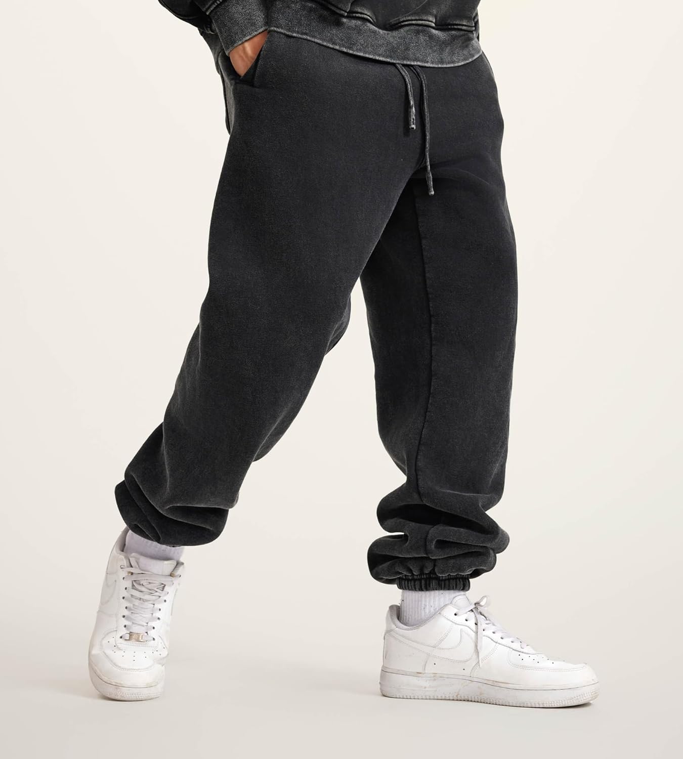 Colorful world Mens Acid Wash Sweatpants Vintage Baggy Athletic Workout Joggers Heavyweight Fleece Sweat Pants with Pockets - Image 2