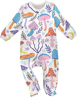 vvfelixl Green Scarf Reindeer Baby Sleepers for Girl Boys Newborn Baby Play One-Piece Footies for 0-3 Months