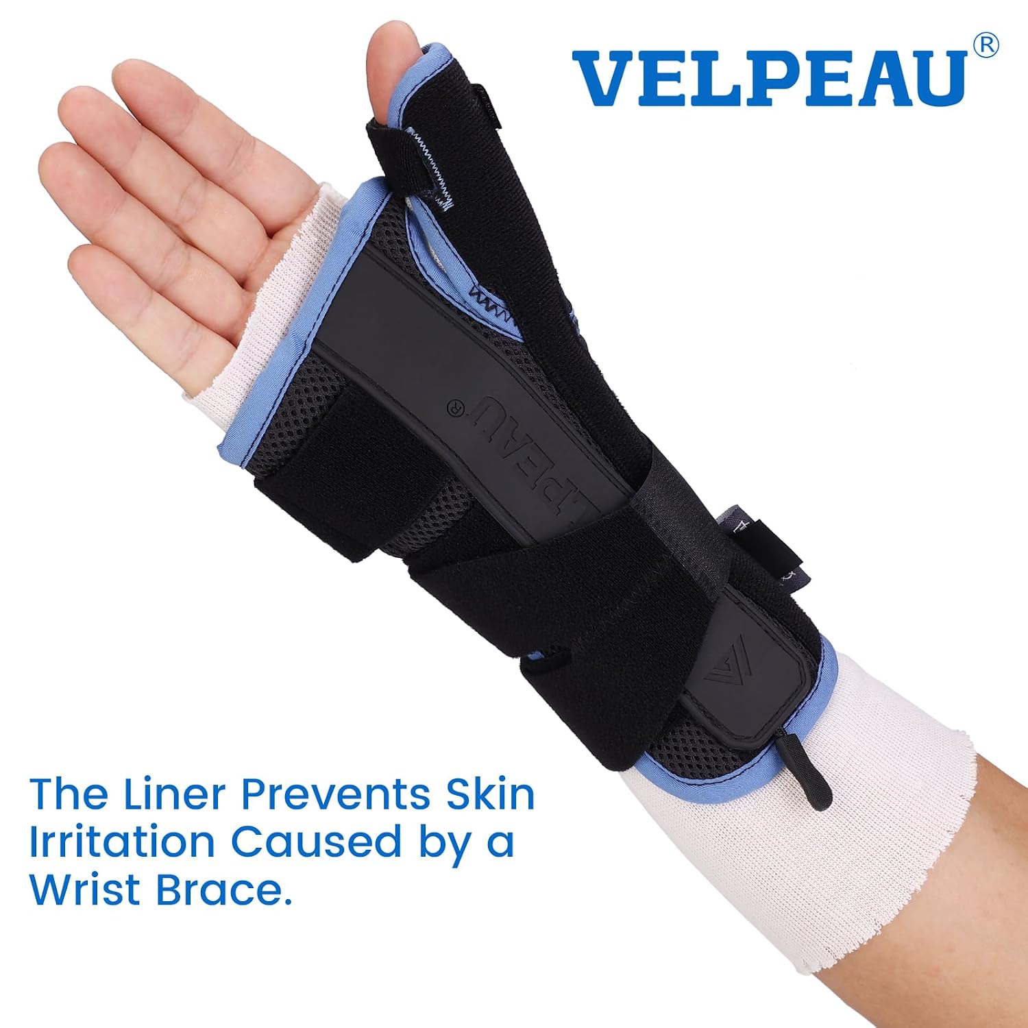 Hand Socks for Splint (Pack of 10), Stockinette Tubing, Thin Breathable Surgical Sleeves for Arm, Wrist and Thumb Sleeve Under Brace, Cast Wrap Liner for Men & Women, Fit Left & Right Hands (White, M)