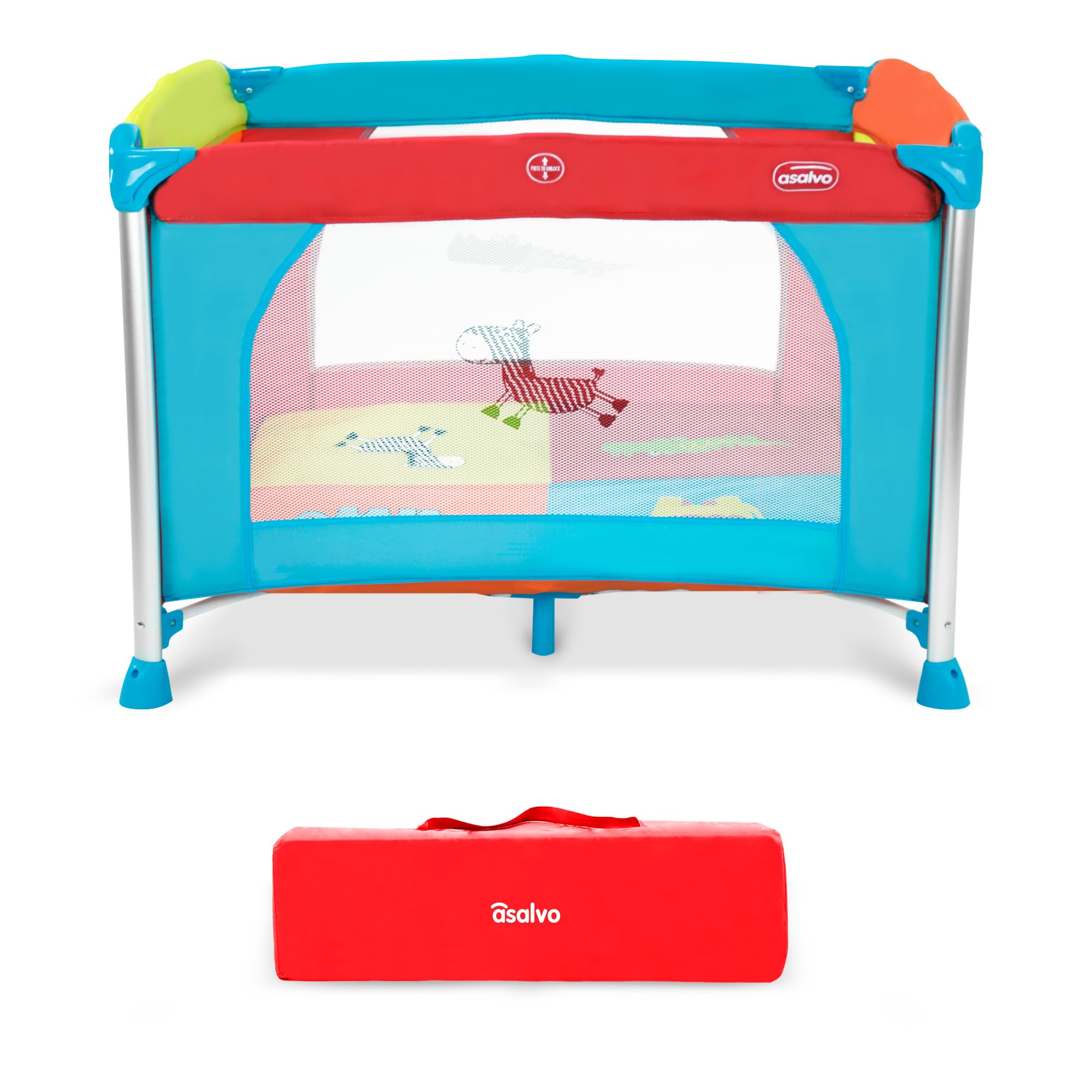 asalvo 13828 Laufgitter Aluminium Dschungel, grün