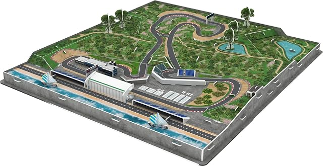 Foto 4 de 6 de Pro-Lion 3D Jigsaw Puzzle of Circuit Zandvoort - 66 Pieces