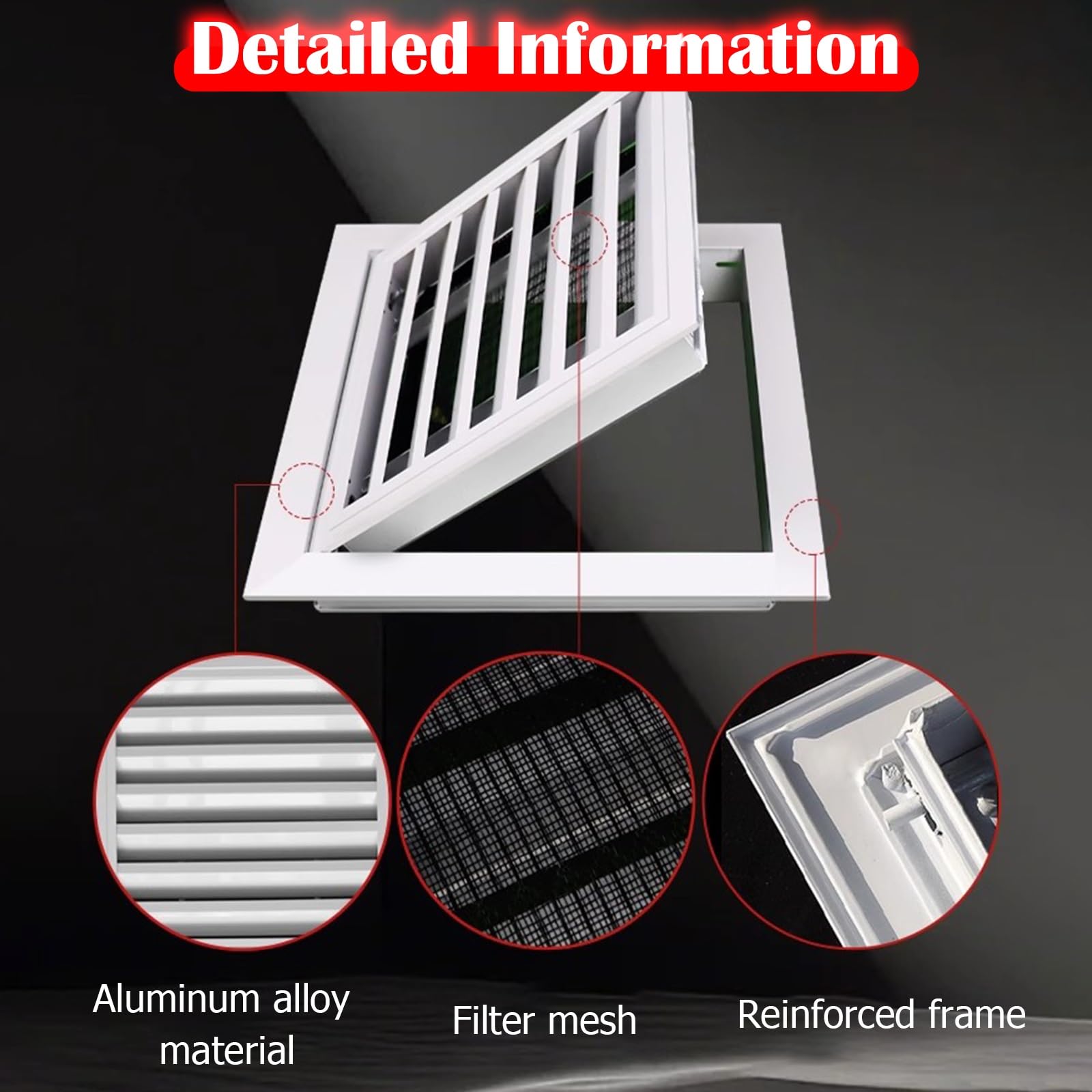 Panel de Acceso Escondido Yeso Puerta Oculta para Acceso a tuberías en techos y Paredes, Panel de Acceso Grande y pequeño Personalizable, Fácil de Instalar y Duradero(Style A,18"x26"/45x66cm)