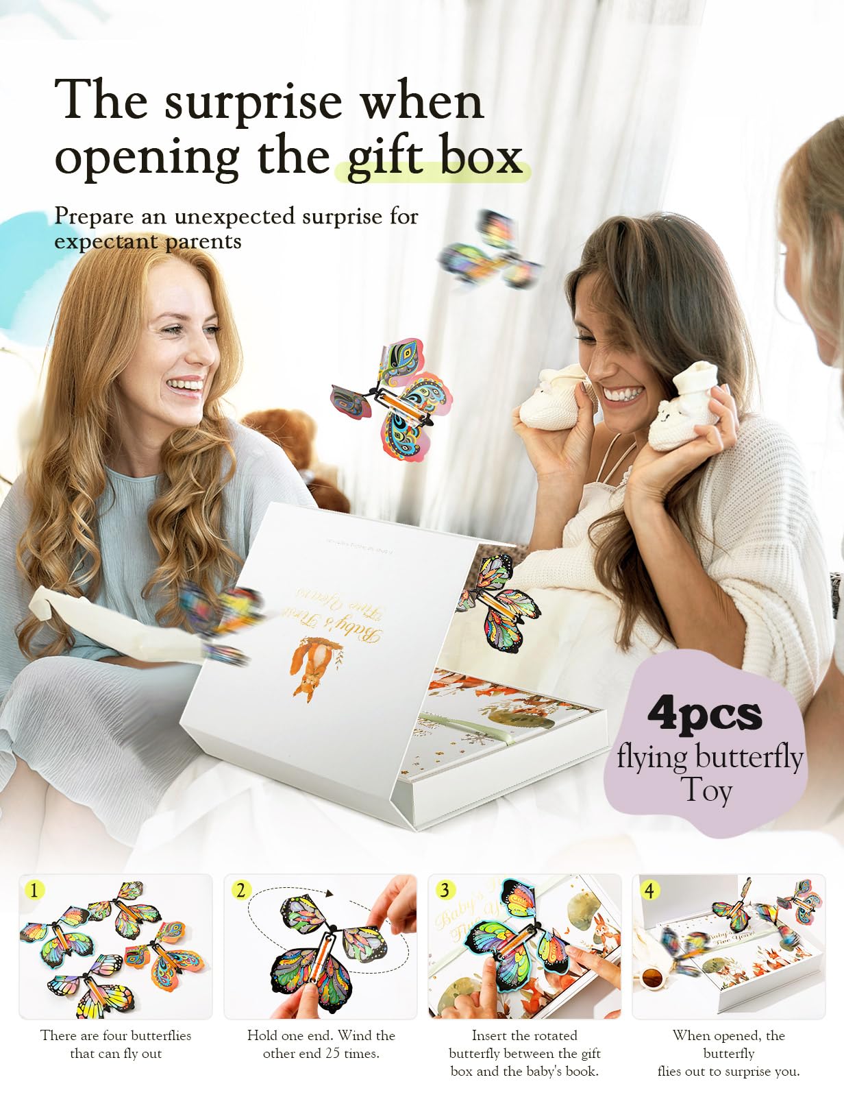 Memory Book for Baby fox first five years photo album gift set