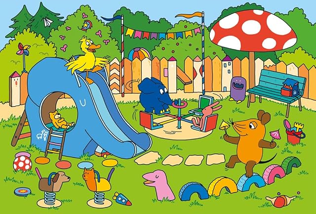 Foto 3 de 4 de Schmidt Spiele 56394 Sendung Tag mit Der Maus - Puzzle Infantil (3 x 48 Piezas), Multicolor